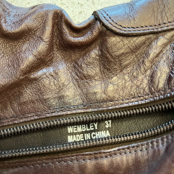 Size 7 Aldo brown leather heeled boots - Picture 2 of 3